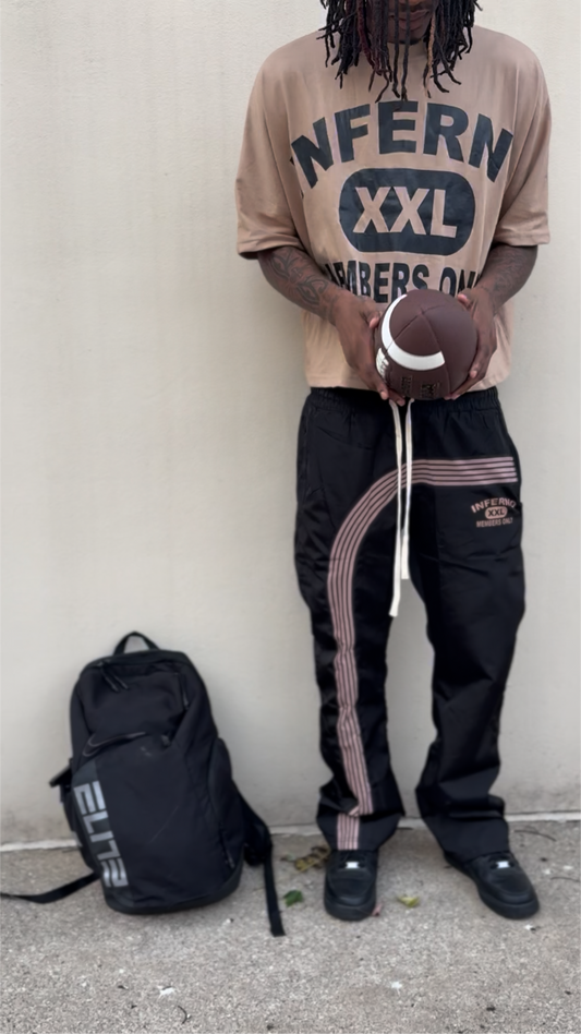 Rose Gold  Nylon Pants