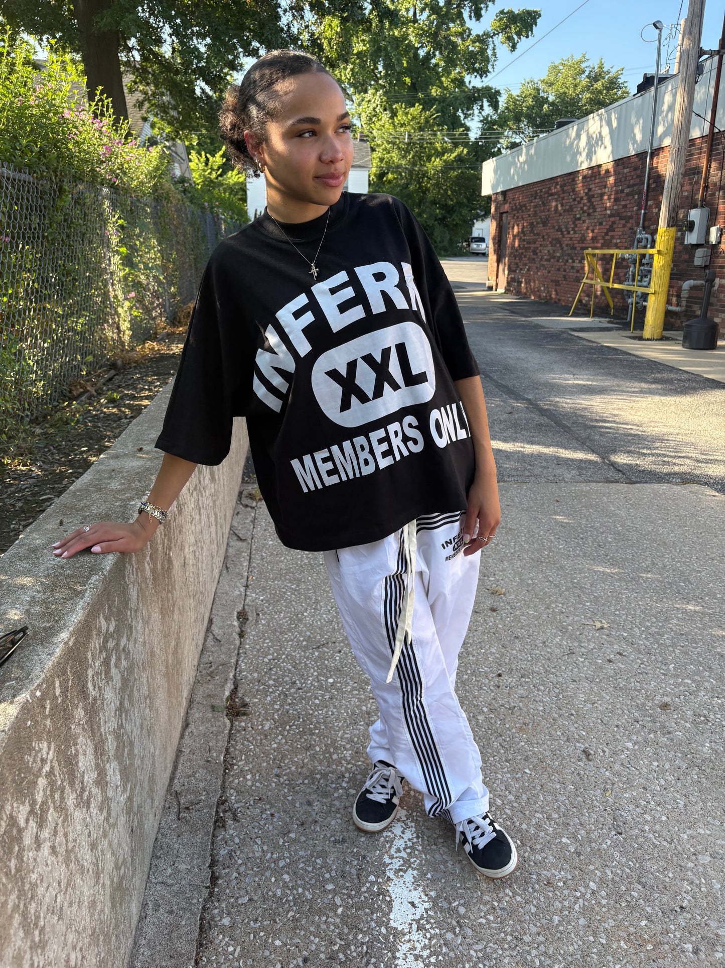 Black Cropped Tee’s