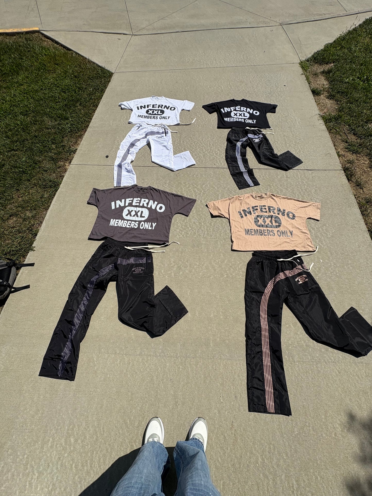 Rose Gold  Nylon Pants